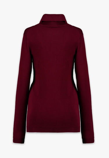 SWEATER - Dark red