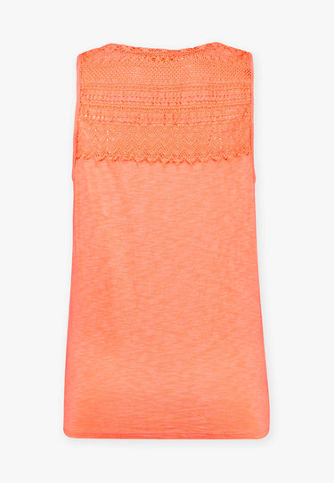 LINEN - Orange Crochet