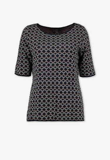 PATTERNED TOP - Blue