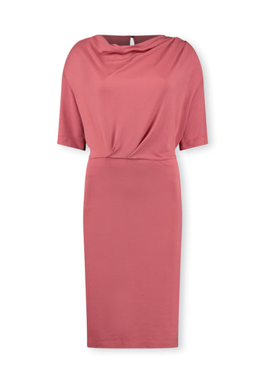 SHORT SLEEVED DRESS - Pink