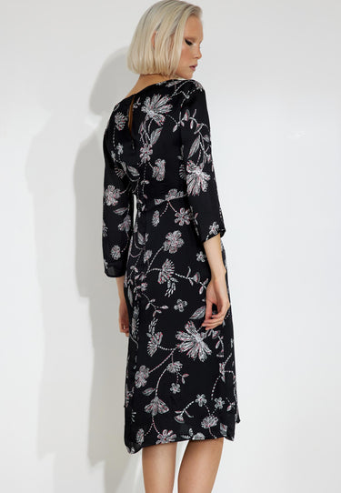 KLÄNNING MIDJEBAND - Blommig