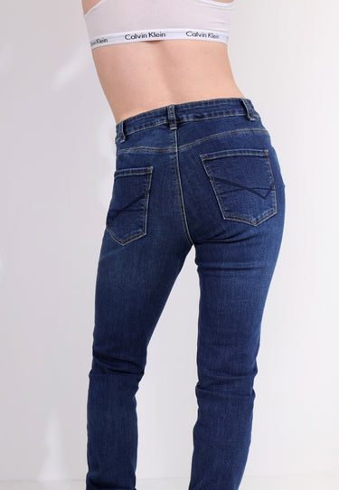 ALVA JEANS - Mid denim