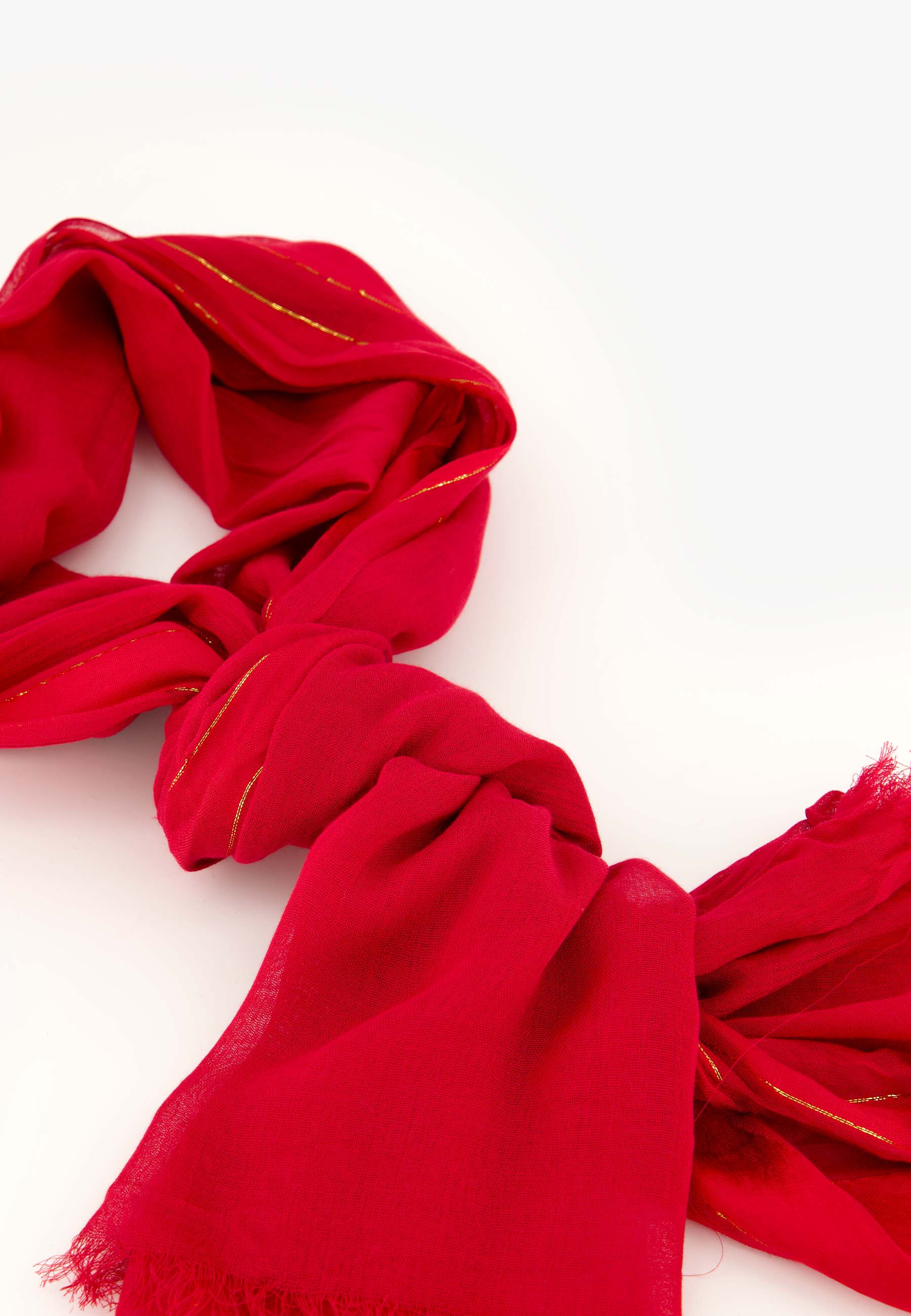 GALLIE SCARF - Deep red