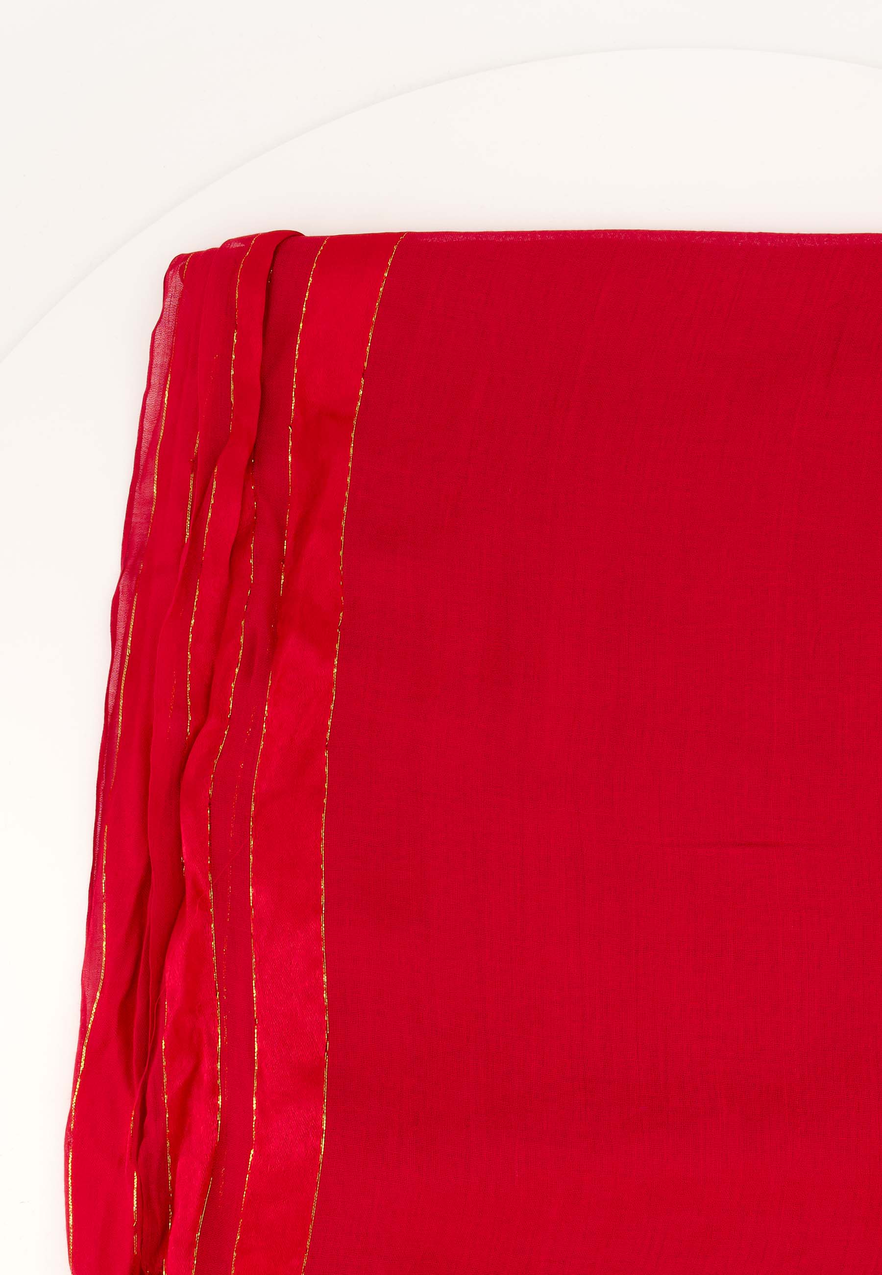 GALLIE SCARF - Deep red