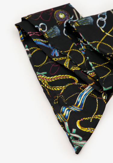 LELLIS SCARF - Black print
