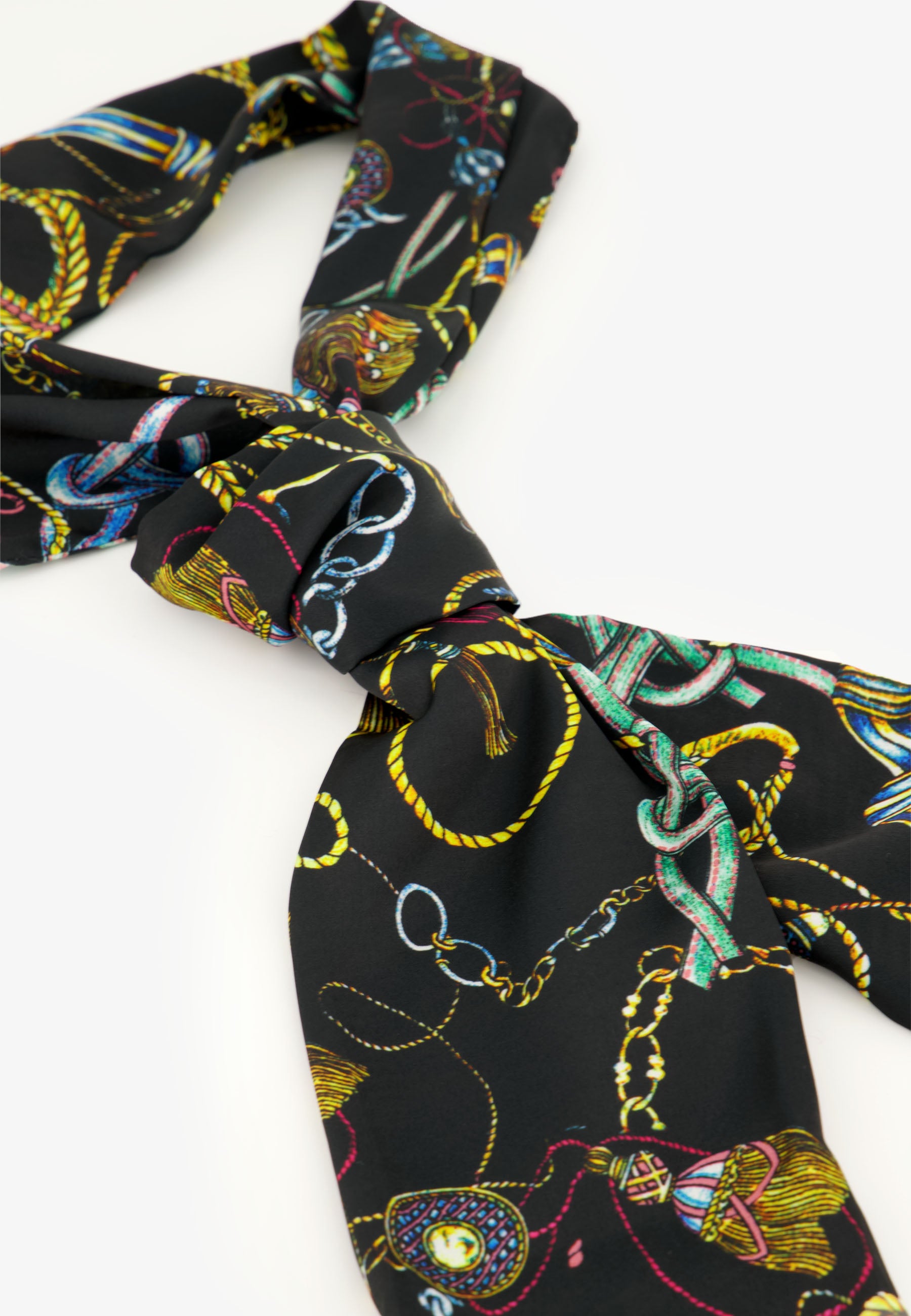 LELLIS SCARF - Black print