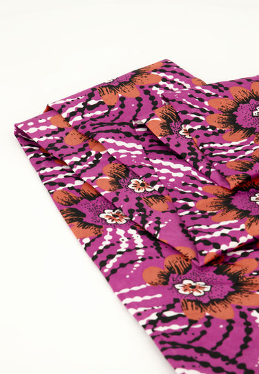 FRANCESCA SCARF - Lilac flower