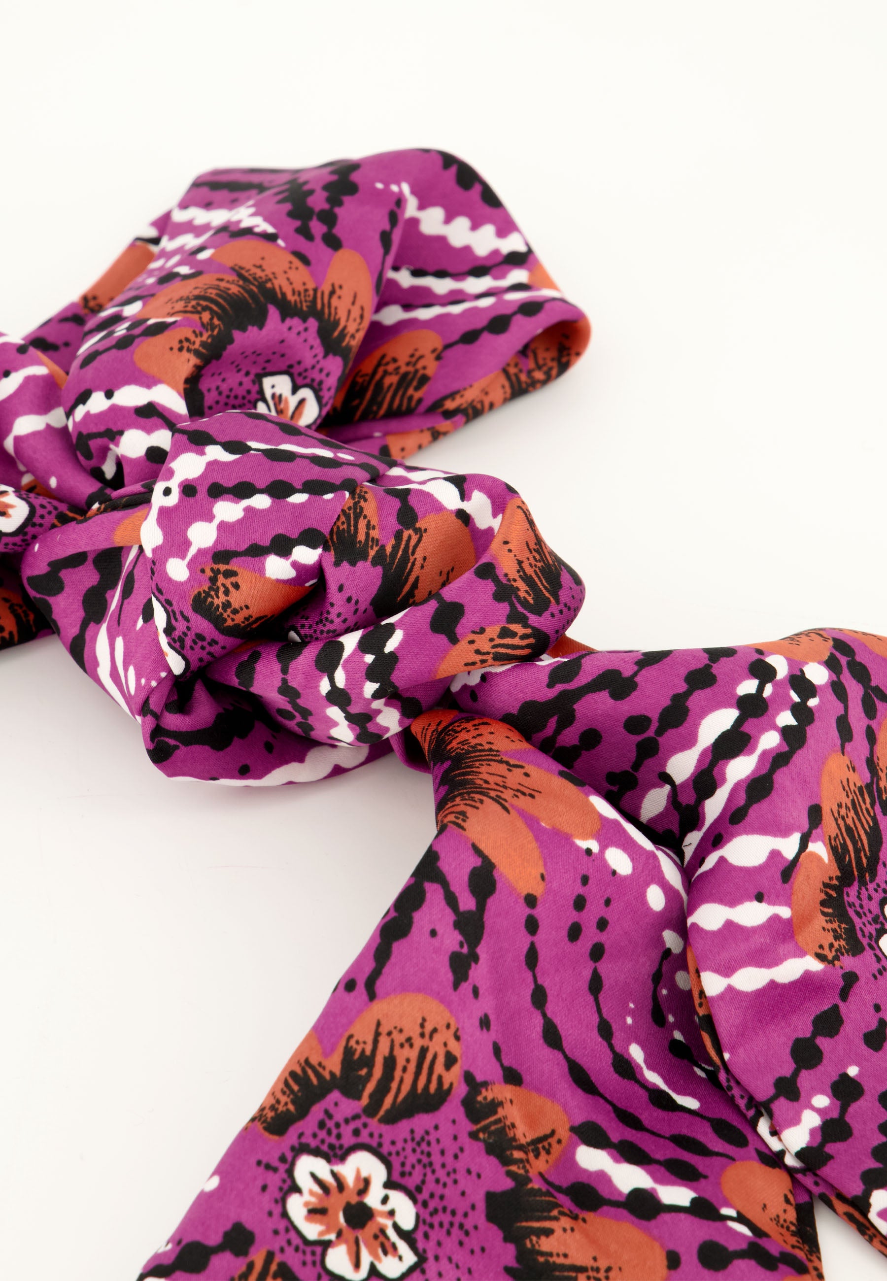 FRANCESCA SCARF - Lilac flower