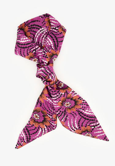 FRANCESCA SCARF - Lilac flower