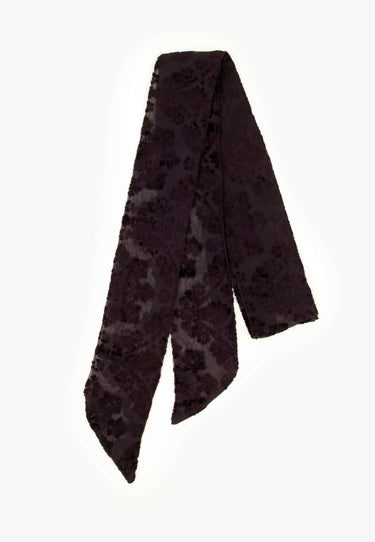 JOELLE SCARF - Dk eggplant
