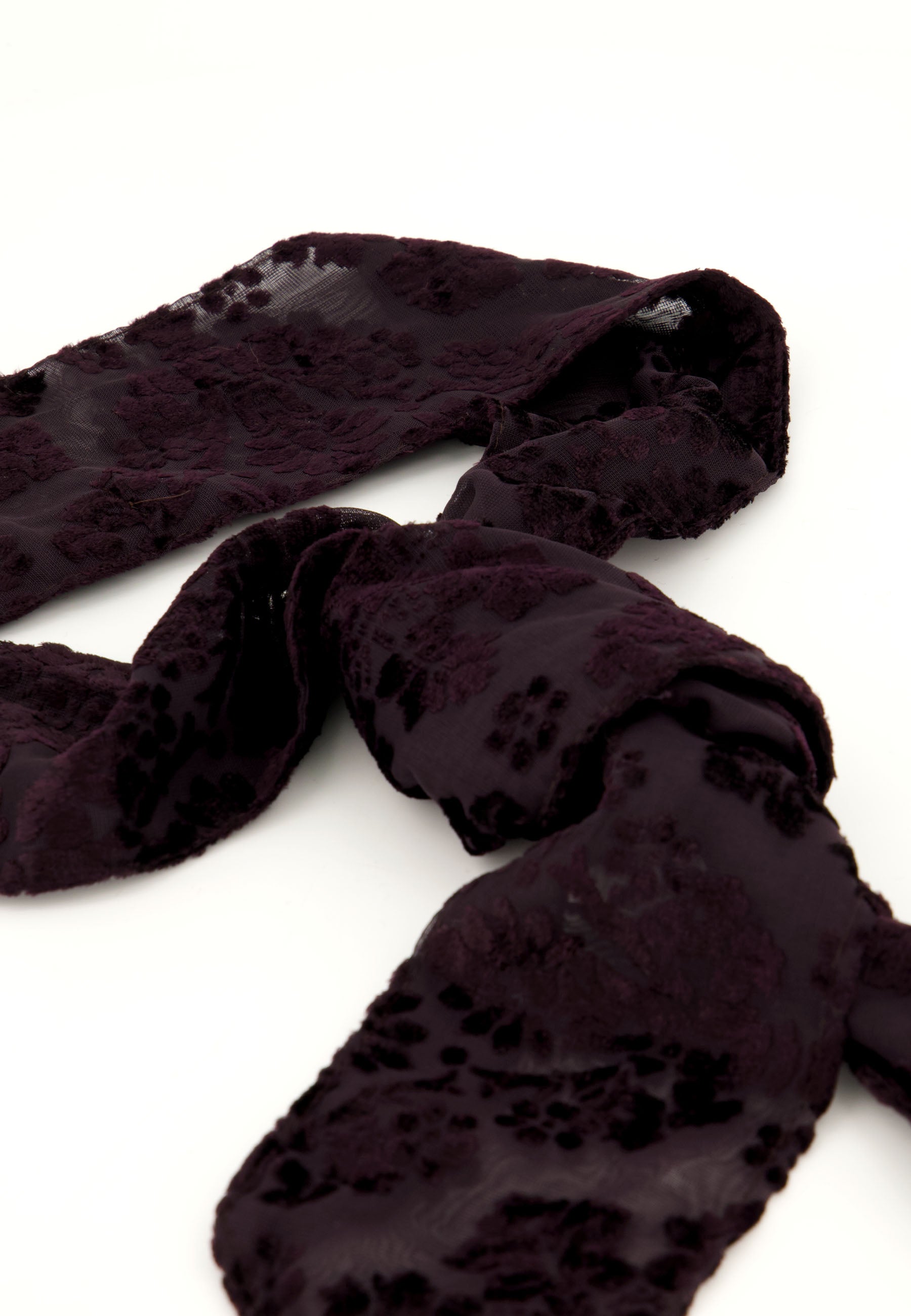 JOELLE SCARF - Dk aubergine