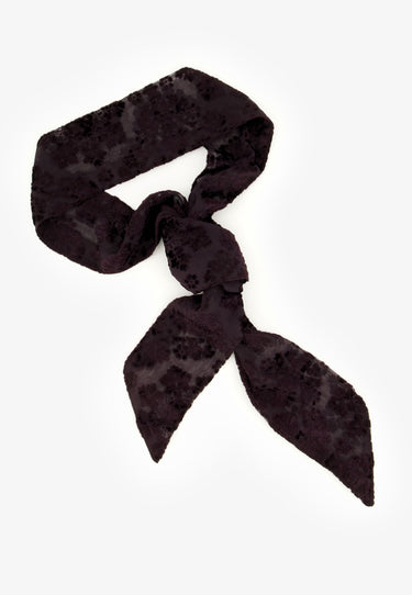 JOELLE SCARF - Dk eggplant