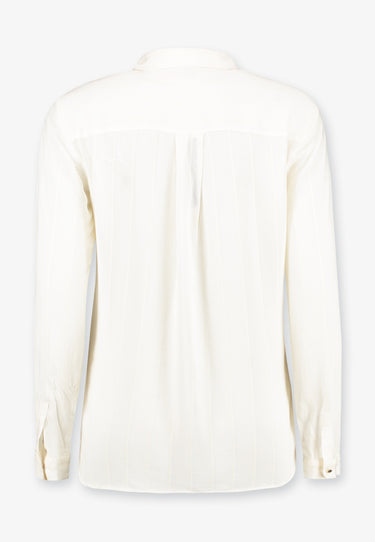STRIPED BLOUSE - White