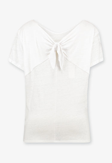 SHORT-SLEEVED TOP - White