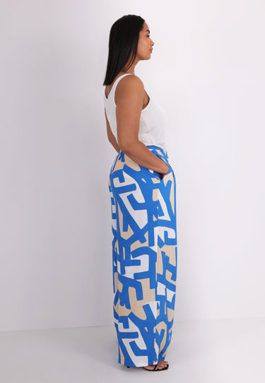 WIDE LEG TROUSERS - Multicolor