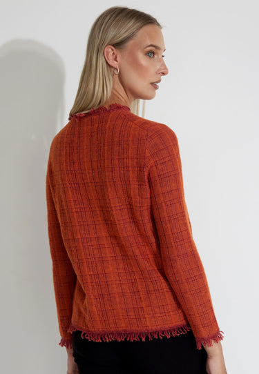 STRICKJACKE 00590 - Orange