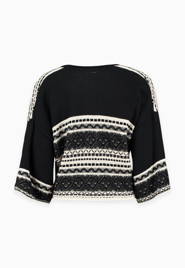 BOURETTE PRINTED CARDIGAN 09562 - Patterned