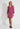 ENVER SATIN DRESS - Red