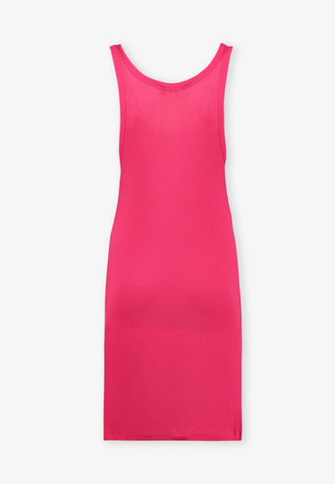 DRESS FLUID RIB - Rosa