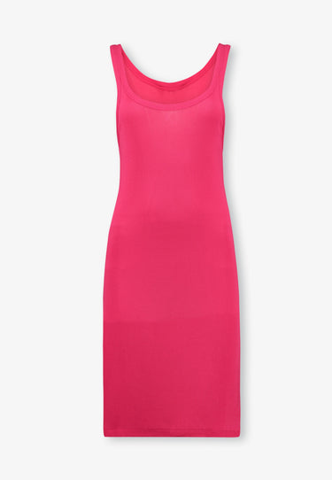 DRESS FLUID RIB - Rosa