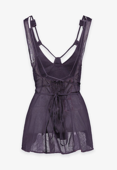 LINEN HANDMADE ITALY - Purple