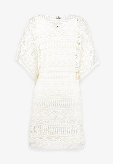 JANE DRESS - Vit