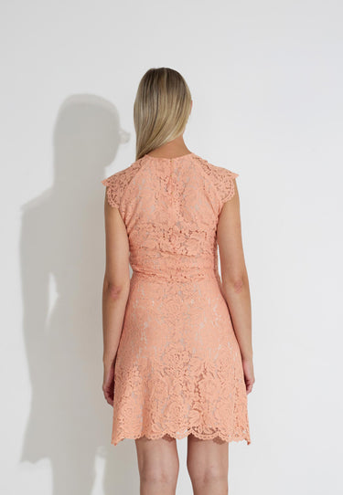 MABEL DRESS - peach