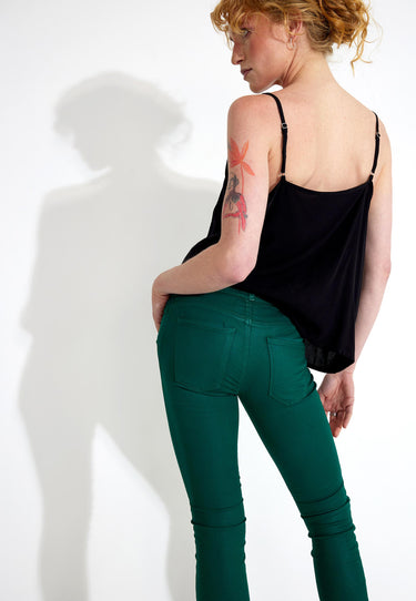 DIE JEAN LEGGING - Coated Pine