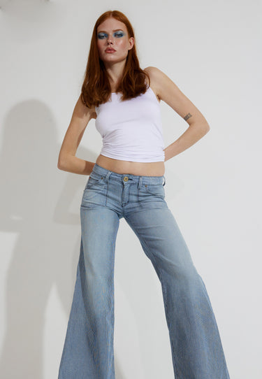 BOOTCUT-JEANS - Blau