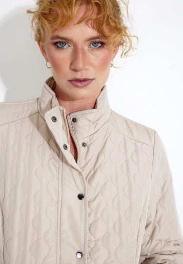 QUILT JACKET - Beige