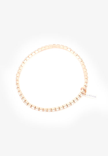 CHAIN ​​WITH RHINESTONES ACCESSORIES / BRACELET - Rose Gold