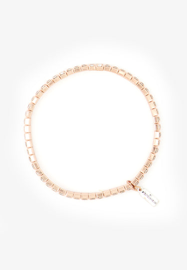 CHAIN ​​WITH RHINESTONES ACCESSORIES / BRACELET - Rose Gold