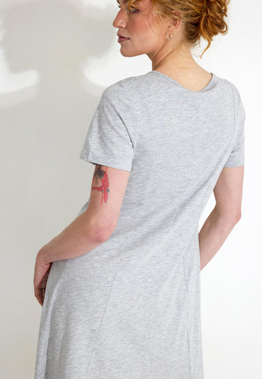 SABINA DRESS DRESS - Light grey melange