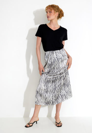 HEIDI SKIRT SKIRT - Grey print