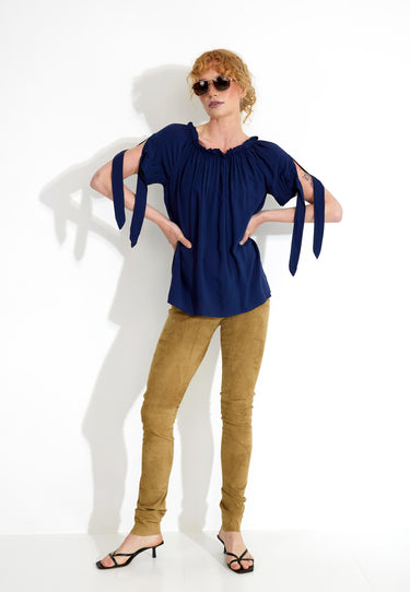 LAIME-BL - Blouse - Navy Blazer
