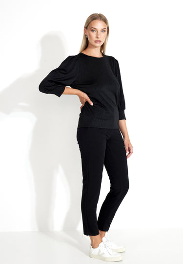 BLOUSE BALLOON FQBLOND - Black