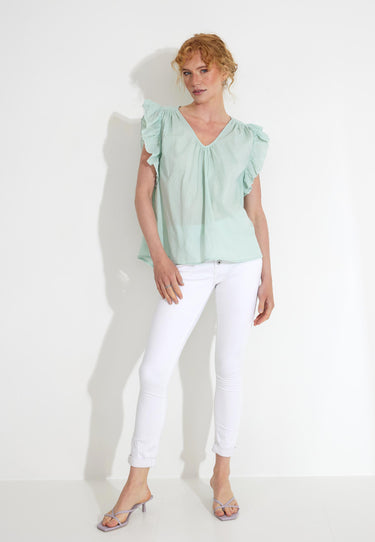BLOUSE MINT - Vanilla